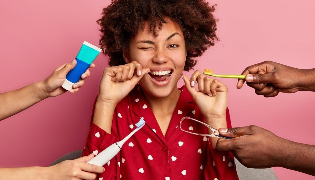 dental flossing